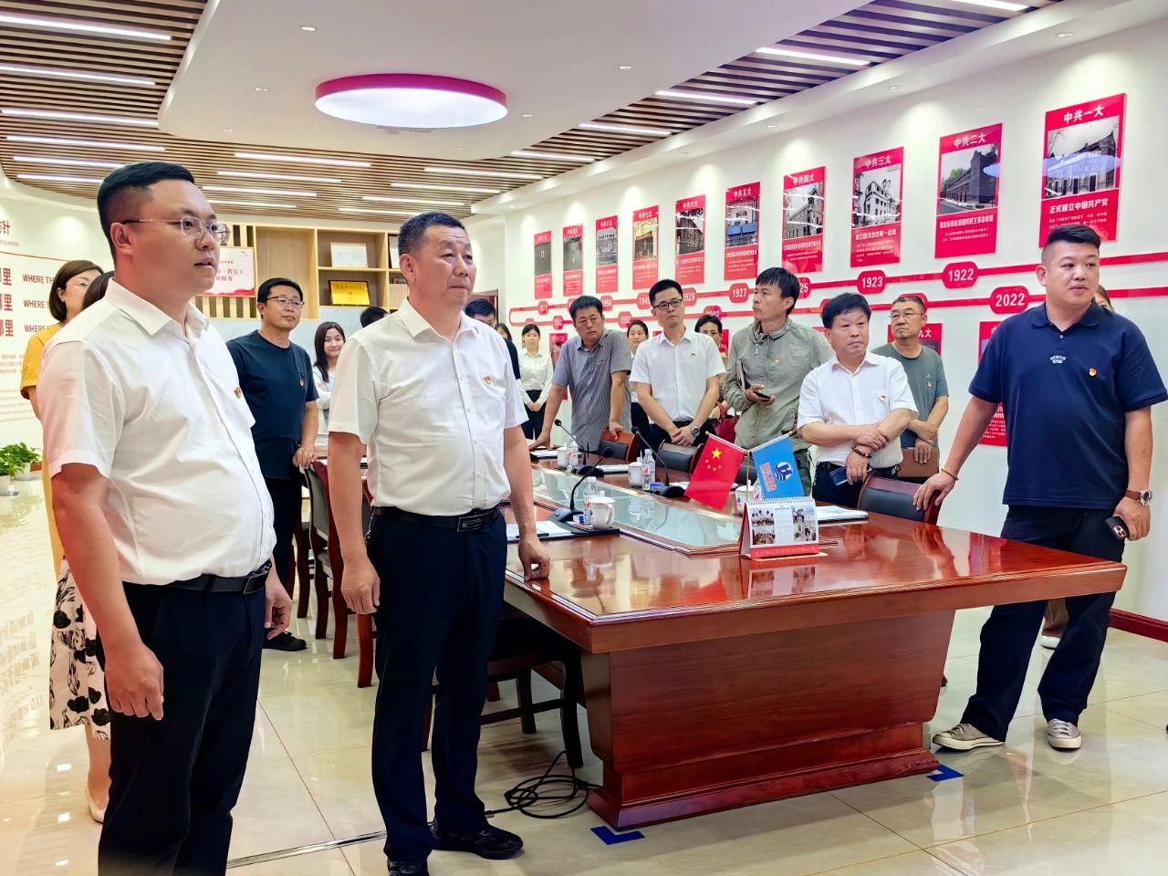 學思想 強黨性 共交流 促發展——滄縣社工部聯合海江集團舉辦慶祝建黨104周年主題活動